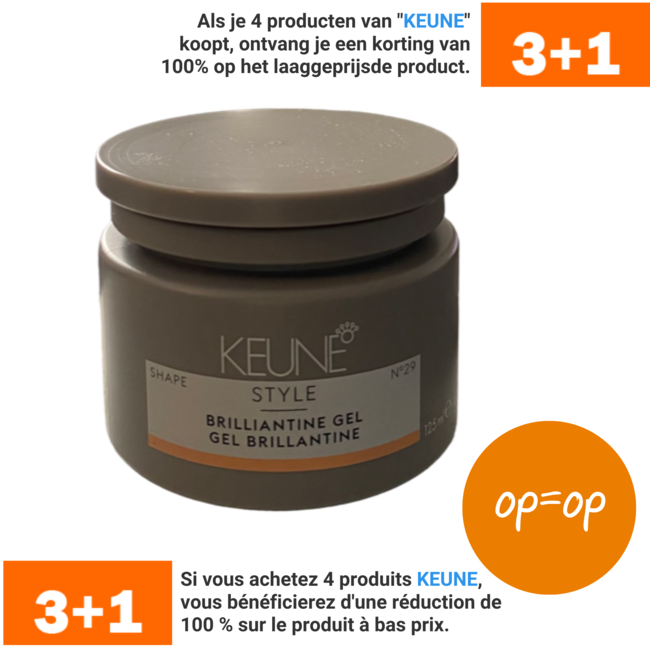 KEUNE Gel Style Brilliantine 125 ml n°29