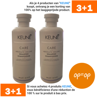 KEUNE 2 X CARE Absolute Volume Shampoo, 300ml