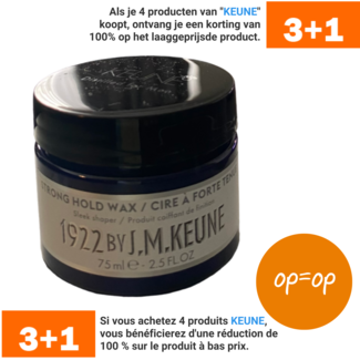 KEUNE 1922 Cire à tenue forte, 75 ml