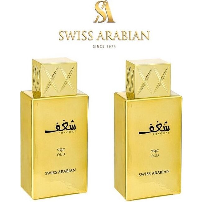 SWISS ARABIAN 2 x Shaghaf Oud EDP 75ml - UNISEX  LIM. EDITION
