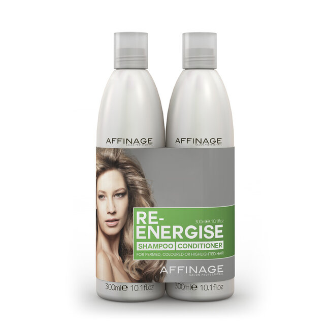 AFFINAGE Affinage CARE & STYLE Re-Energise Shampoo & Conditioner 300ml DUO