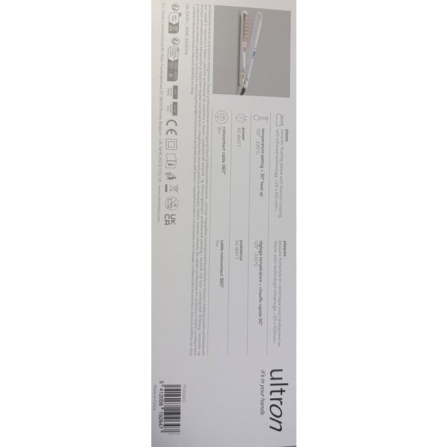 Ultron IKU ionic straightener