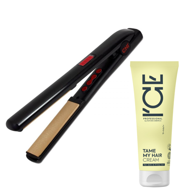CHI G2 Keramische  stijltang  + Gladmakende Creme Gratis