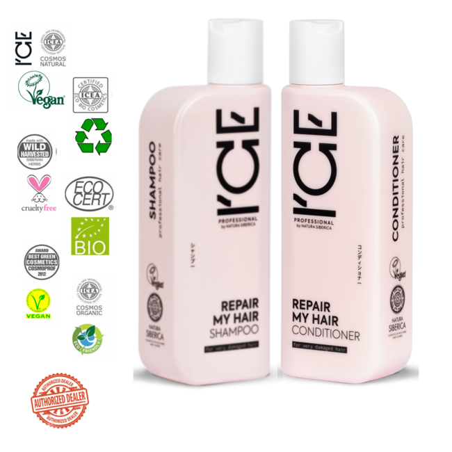 ICE-Professional REPAIR MY HAIR Shampoo + Conditioner 2 x 250ml