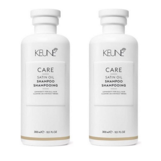 KEUNE 2 x Shampoing à l'huile satinée CARE, 300 ml