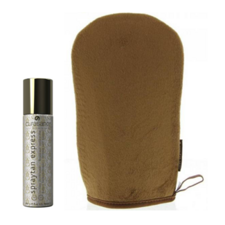 CURASANO Spraytan Express, Tanning Spray, 1 x 50ml + 1 x Handschoen