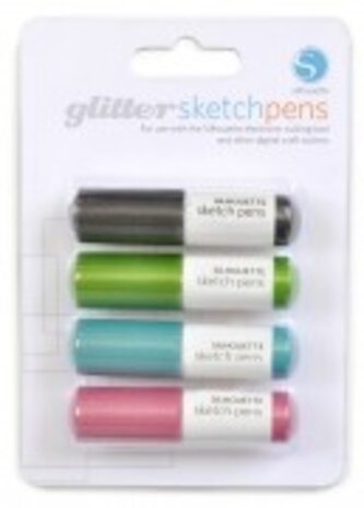 Silhouette Sketch Pen Pack - Glitters Silhouette Sketch Pen Pack - Glitters