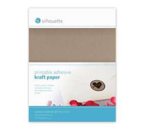 Silhouette Stickervellen - Kraftpapier Silhouette Stickervellen - Kraftpapier
