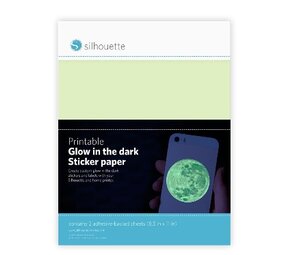 Silhouette Stickervellen - Glow in the dark Silhouette Stickervellen - Glow in the dark