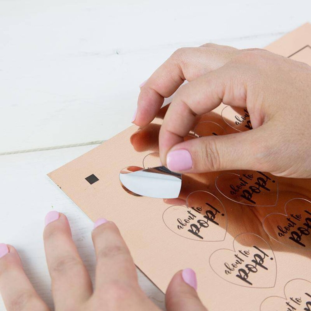 Silhouette Stickervellen - Rose Gold foil Silhouette Stickervellen - Rose Gold foil