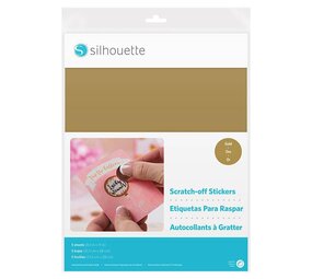 Silhouette Stickervellen Scratch-off - Goud
