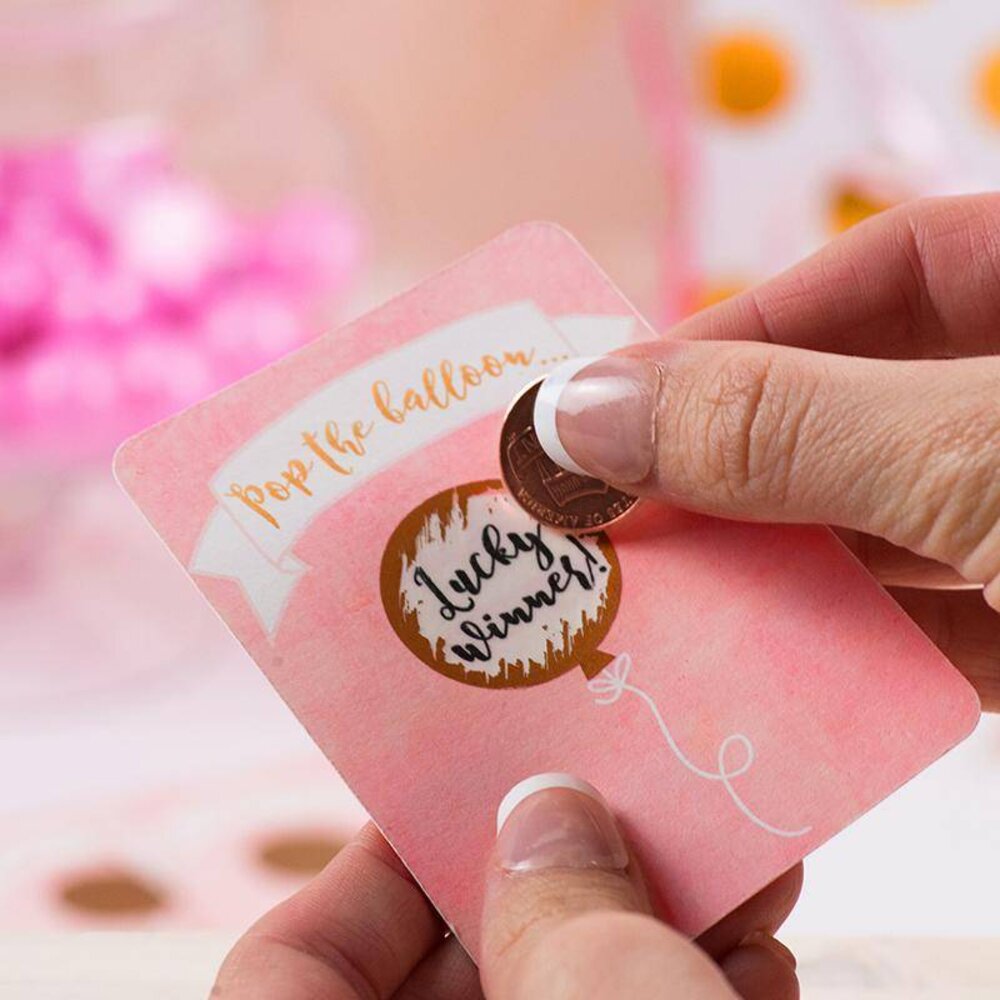 Silhouette Stickervellen Scratch-off - Goud