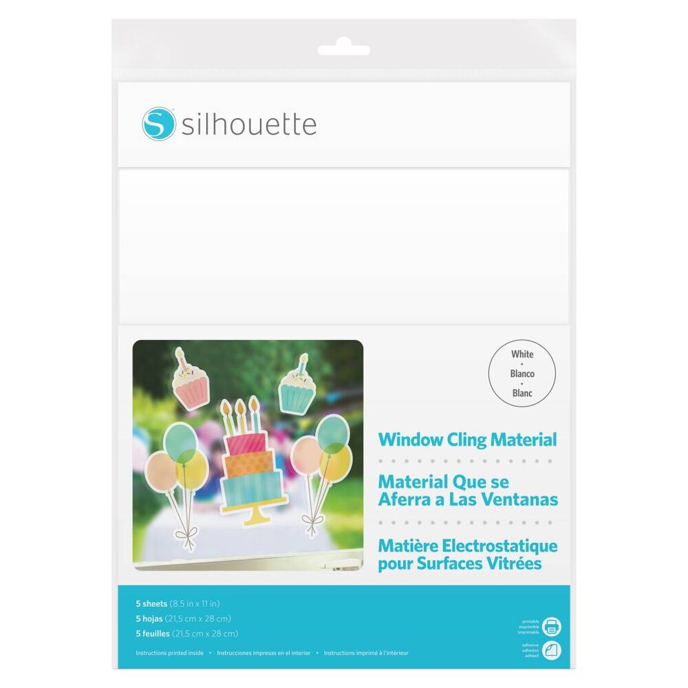 Silhouette Printbare Statische vinyl - Wit Silhouette Printbare Statische vinyl - Wit