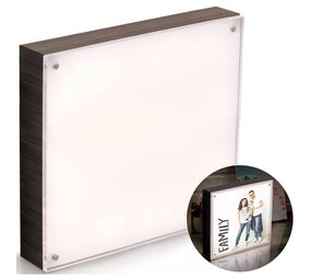 Photolight kader Ebony vierkant (20 x 20 cm)