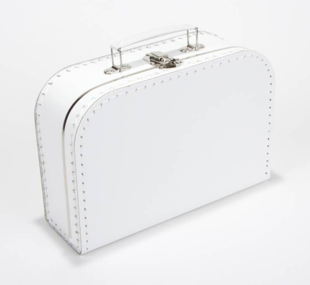 Koffer - midi effen - Wit Koffer - midi effen - Wit