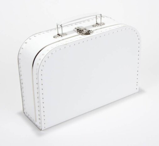Koffer - midi effen - Wit Koffer - midi effen - Wit