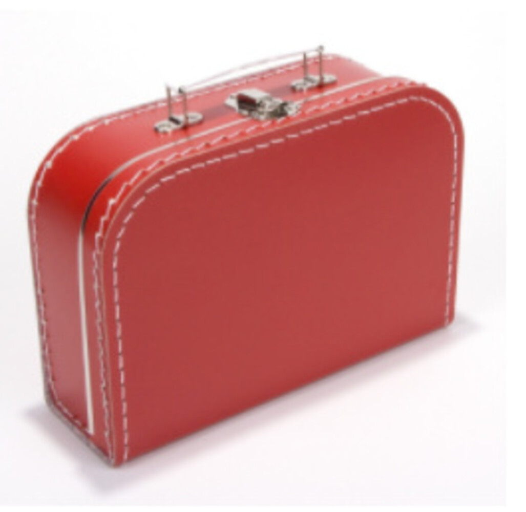 Koffer - 25 cm - Rood Koffer - 25 cm - Rood