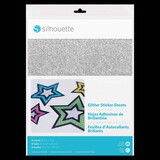 Silhouette Stickervellen - Zilver Glitter Silhouette Stickervellen - Zilver Glitter