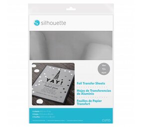 Silhouette Folie Transfervellen - Zilver Silhouette Folie Transfervellen - Zilver