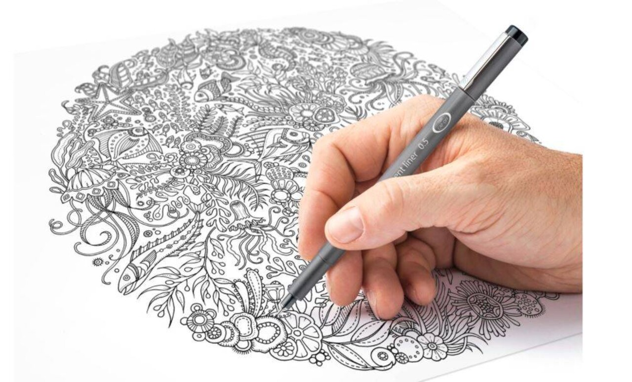 Pigment liner 4+2 - zwart