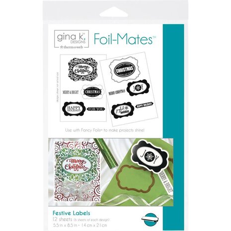 Foilmates Gina K - Festive Labels Foilmates Gina K - Festive Labels