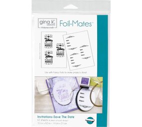 Foilmates Gina K - Save the date Foilmates Gina K - Save the date