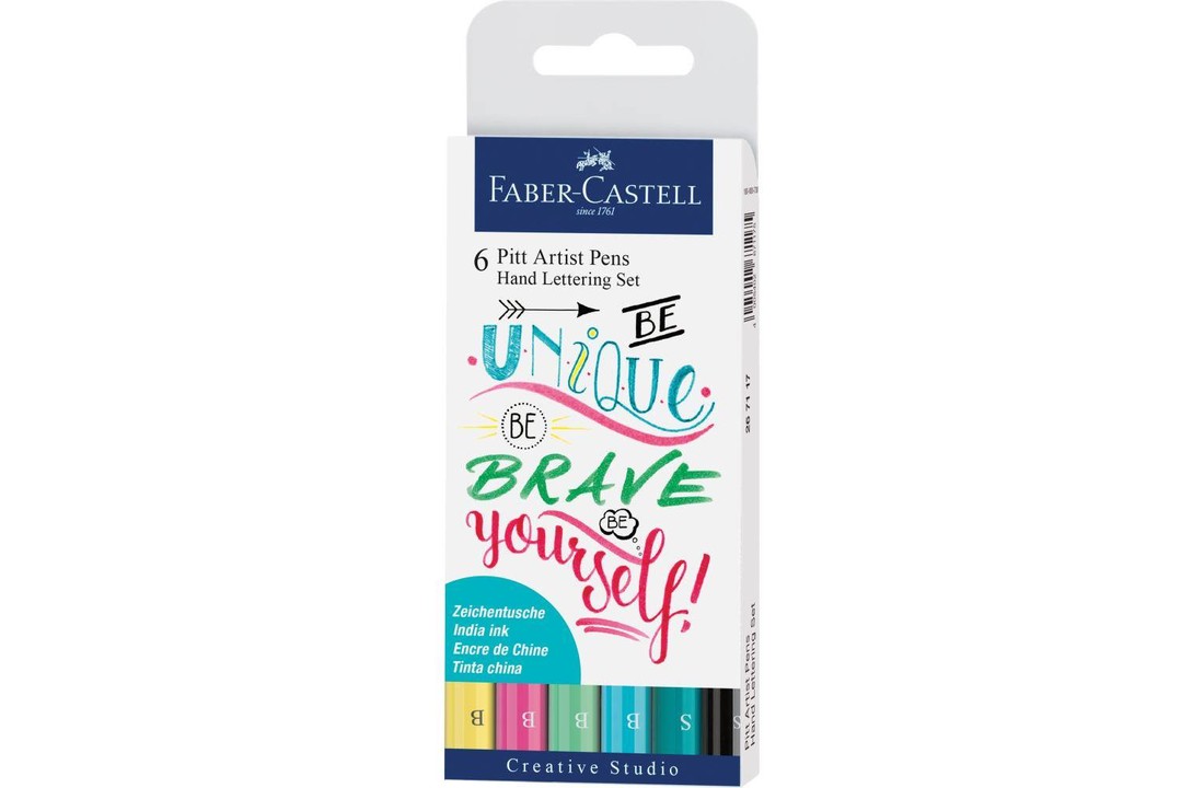 Pitt artist pens - handlettering kit kleur