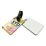 Sublimatie bagagelabel - Lederlook Sublimatie bagagelabel - Lederlook