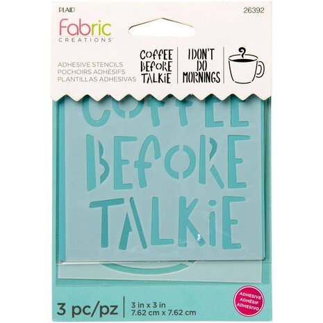 Fabric Creations Adhesive Stencil - Klein