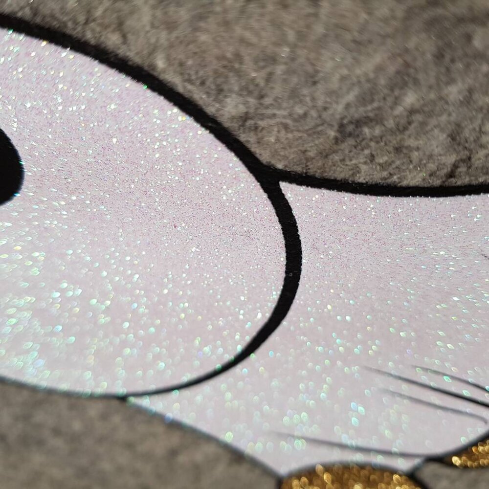 Flexfolie Glitter Rainbow White Flexfolie Glitter Rainbow White