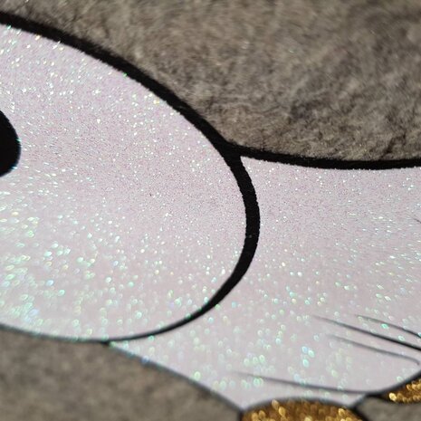 Flexfolie Glitter Rainbow White Flexfolie Glitter Rainbow White