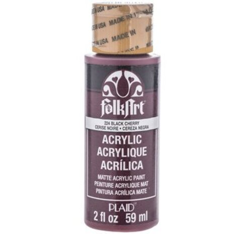 Folk Art Black Cherry