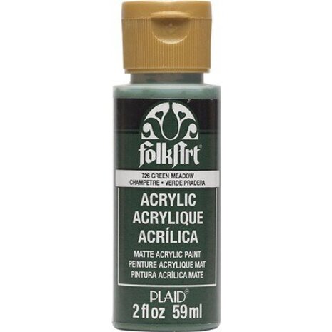 Folk Art Green Meadow