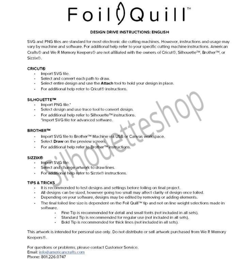 Foil Quill USB Artwork Drive