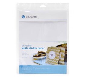 Silhouette Stickervellen - Wit Silhouette Stickervellen - Wit