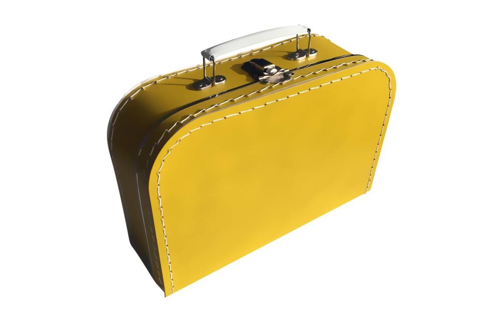 Koffer - 35 cm - Okergeel