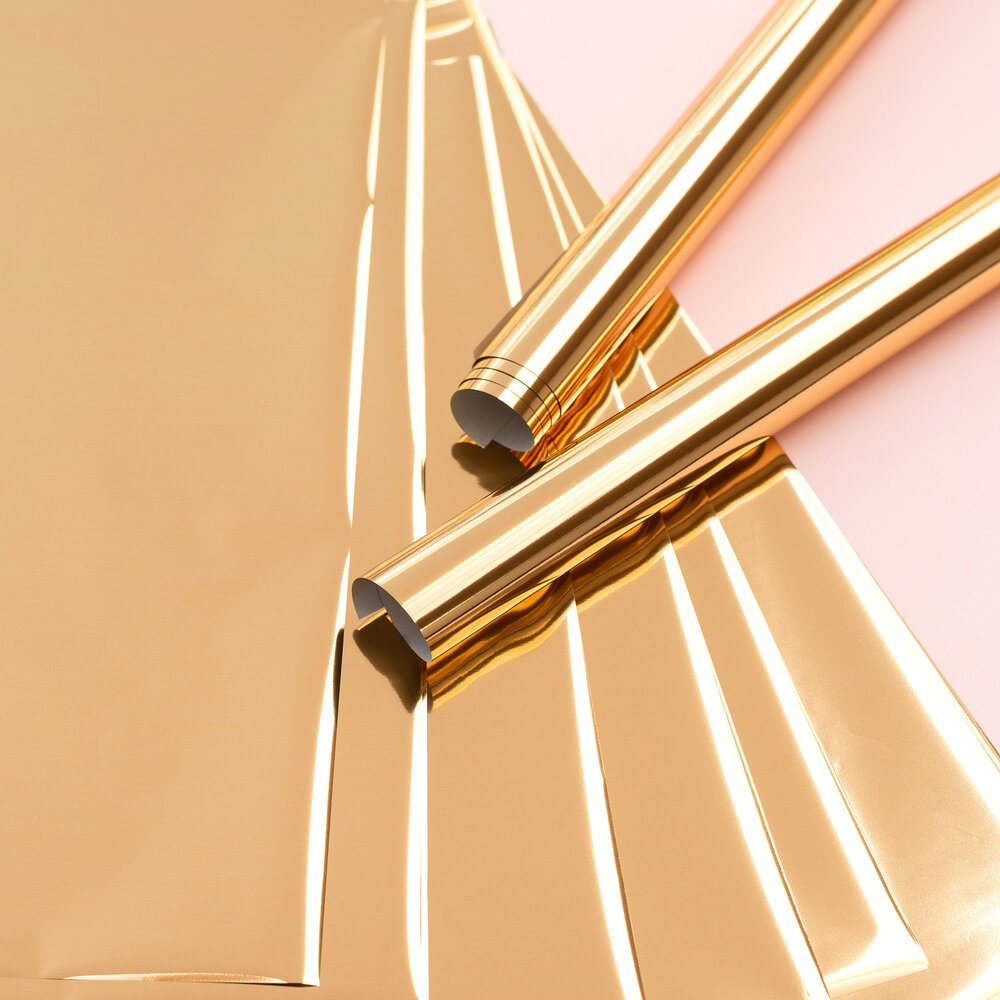 Foil Quill Sheets 12 x 12 - GOLD FINCH