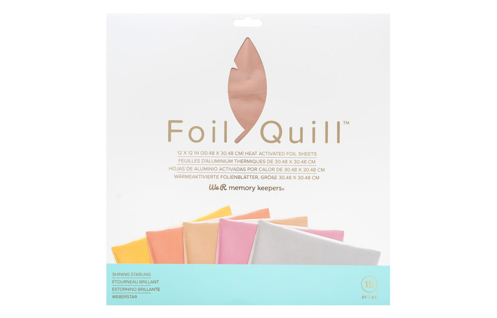 Foil Quill Sheets 12 x 12 - SHINING STARLING