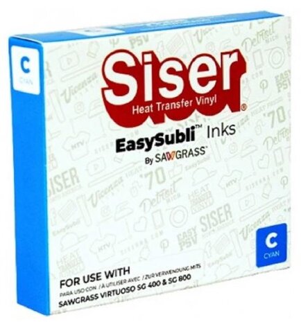 Siser Sublimatie Inkt voor Sawgrass SG400/800 Siser Sublimatie Inkt voor Sawgrass SG400/800