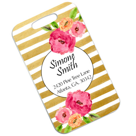 Bagagelabel - rechthoekig Bagagelabel - rechthoekig