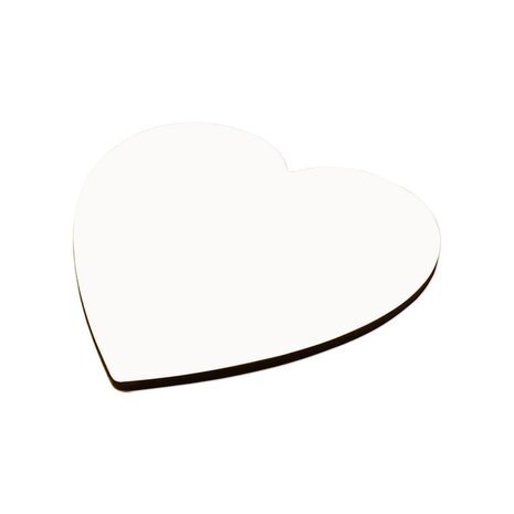 Hartvormige onderzetter met kurk Hartvormige onderzetter met kurk