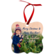 Natural Wood Decoration tag - Prague shape Natural Wood Decoration tag - Prague shape