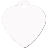 Huisdier naamplaatje - Hartvorm Huisdier naamplaatje - Hartvorm