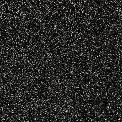 Glittervinyl - 12" x 12" - Zwart Glittervinyl - 12" x 12" - Zwart