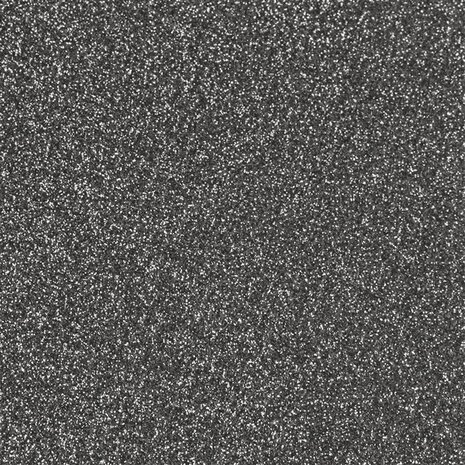 Glittervinyl -  12" x 12"  -  Donkergrijs Glittervinyl -  12" x 12"  -  Donkergrijs