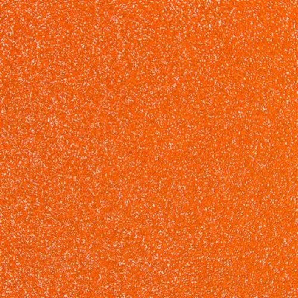 Glittervinyl -  12" x 12"  -  Oranje Glittervinyl -  12" x 12"  -  Oranje