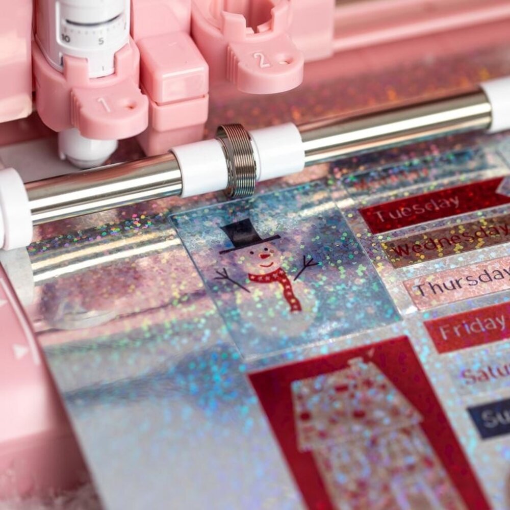 Silhouette Stickervellen - Holografische Stippen Silhouette Stickervellen - Holografische Stippen