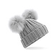Faux Fur Double Pom Pom Beanie Faux Fur Double Pom Pom Beanie