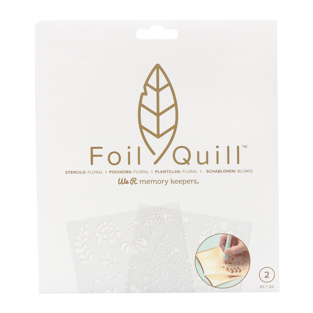 Foil Quill Freestyle- Stencils:  Floral
