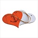 Hart bord (met touw) Hart bord (met touw)